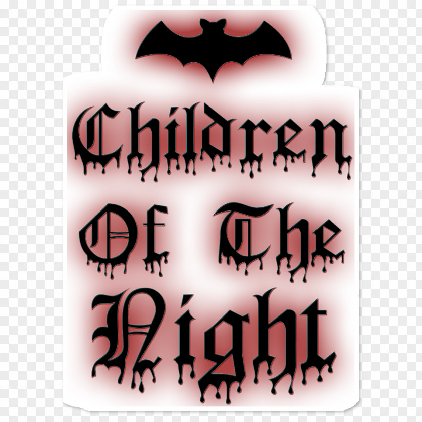 Horror Night Logo Font Slogan PNG