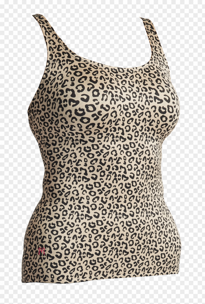 Leopard Sleeveless Shirt Top Outerwear Blouse PNG