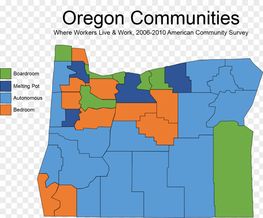 Map Oregon Mapa Polityczna Physische Karte County PNG