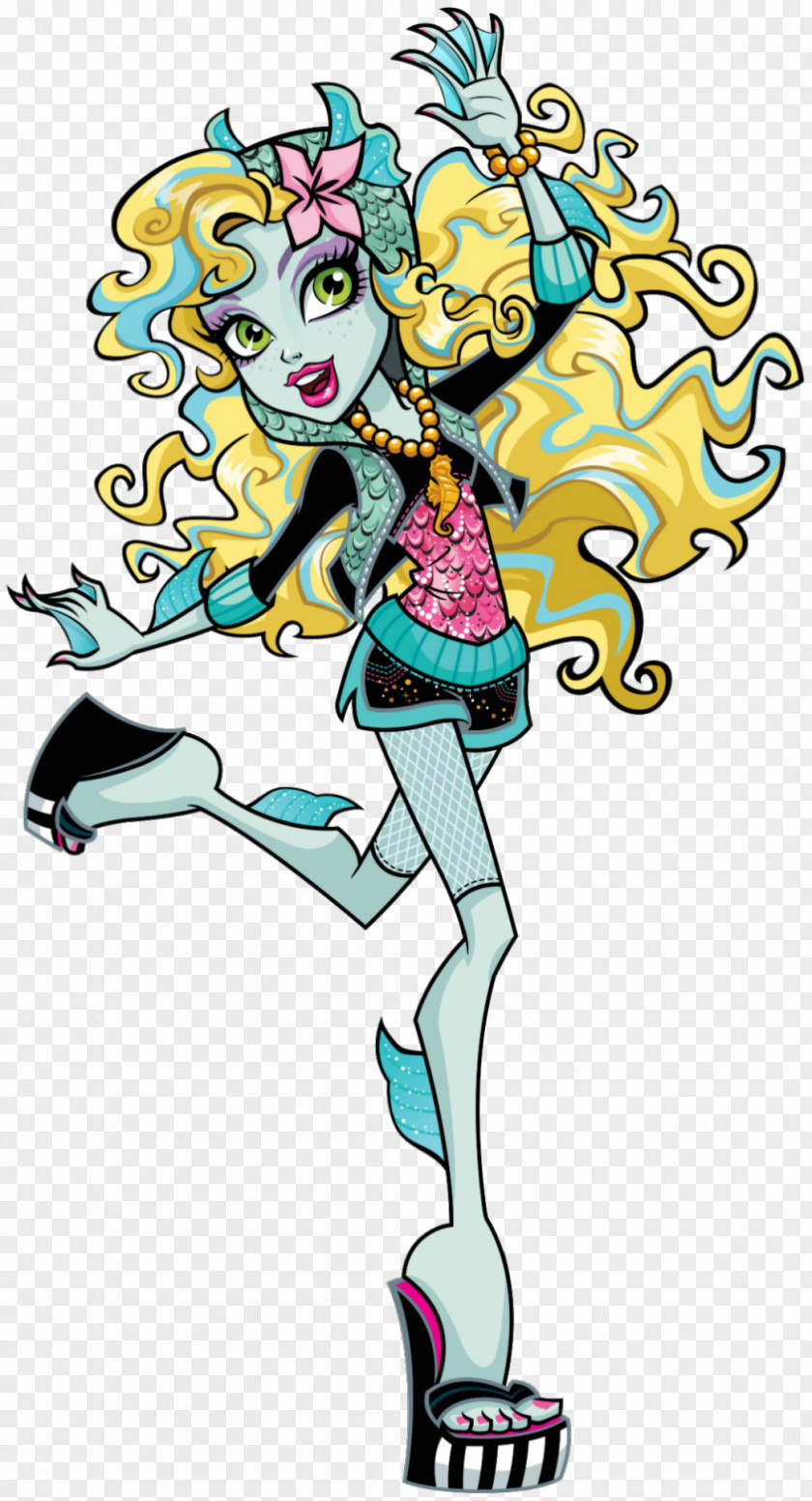 Monster High Lagoona Blue Barbie Ever After PNG