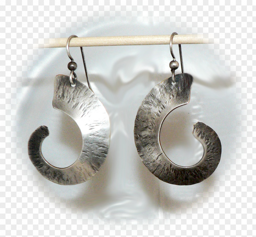 Silver Earring Body Jewellery PNG