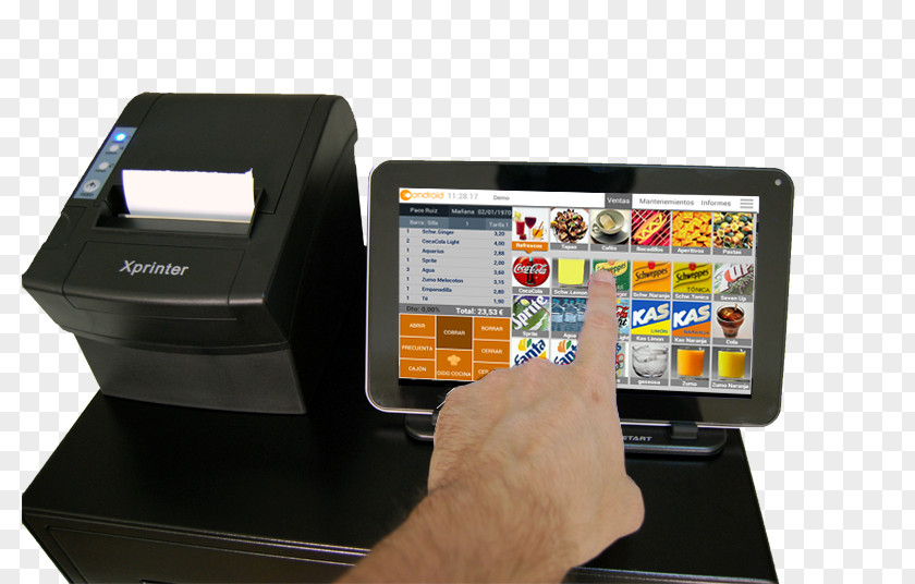 Android Point Of Sale Computer Software Cash Register Sales PNG