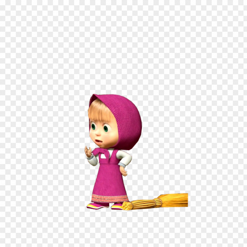 Baby Figurine Doll Toy Violet Cartoon PNG