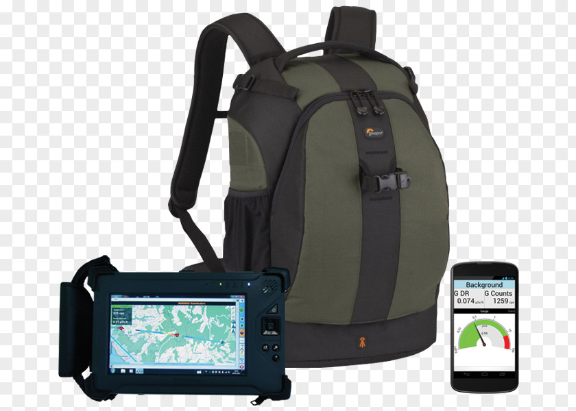 Handheld Radiation Detector Lowepro Flipside 400 AW Camera Backpack Bag PNG