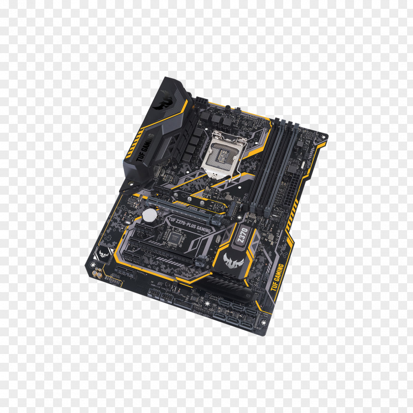Intel Asus TUF Z370-Plus Gaming Motherboard LGA 1151 CPU Socket PNG