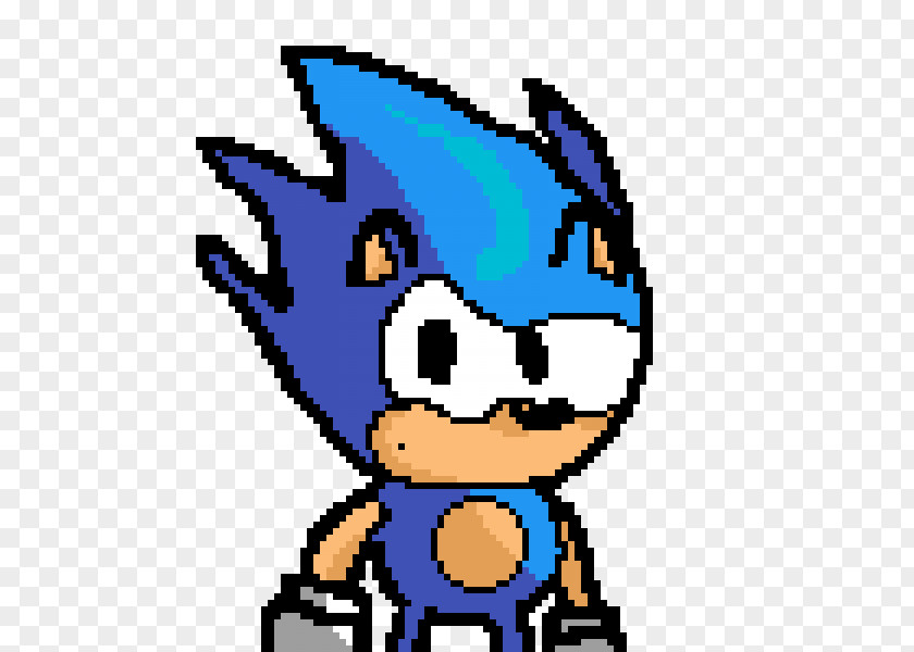 Sonic The Hedgehog Pixel Art Clip Drawing Fan PNG