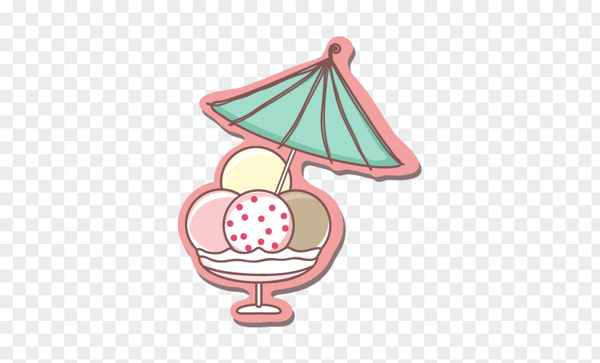 Coconut Ice Cream Macaron PNG