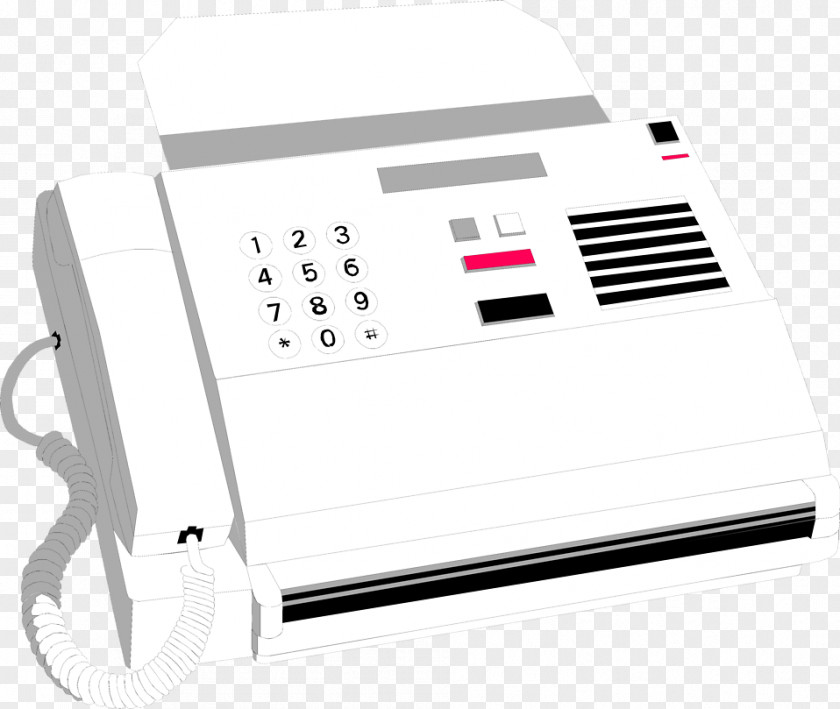 Fax Machine Technology Office Supplies PNG