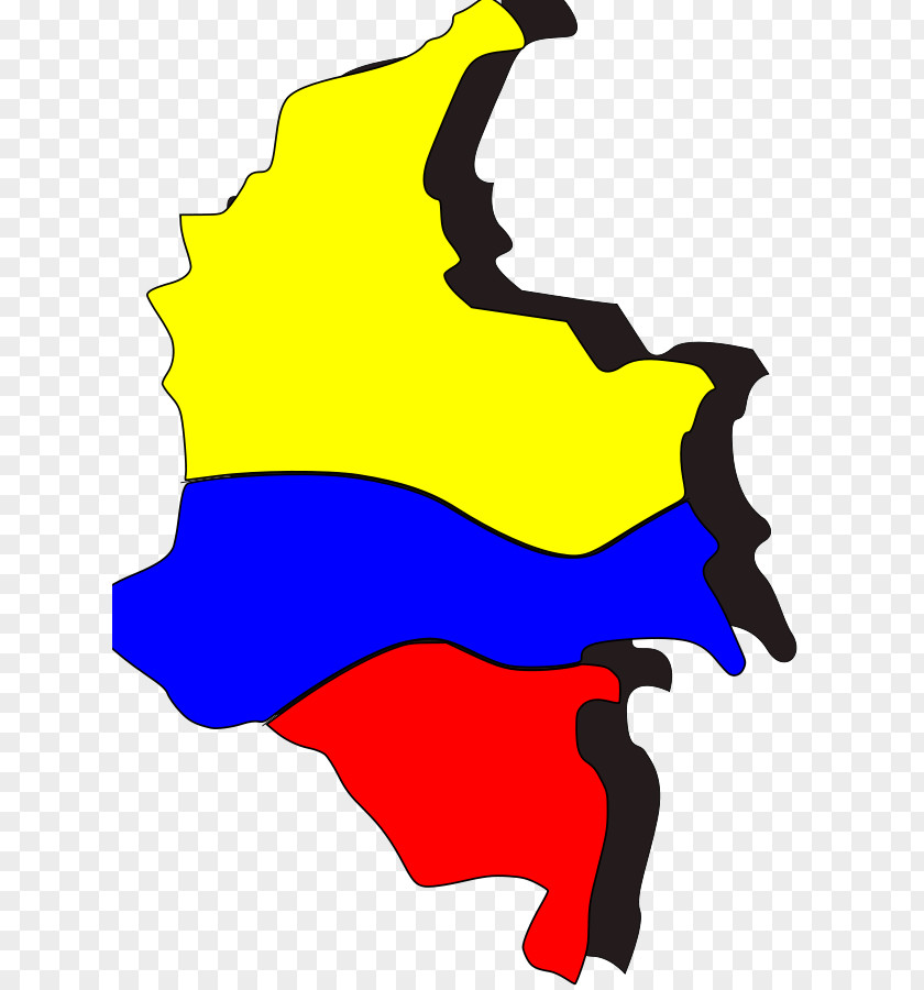 Map Flag Of Colombia Clip Art PNG