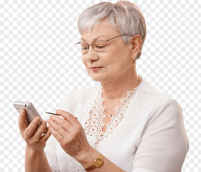 Old People Smartphone Mobile Phones PDA Female PNG