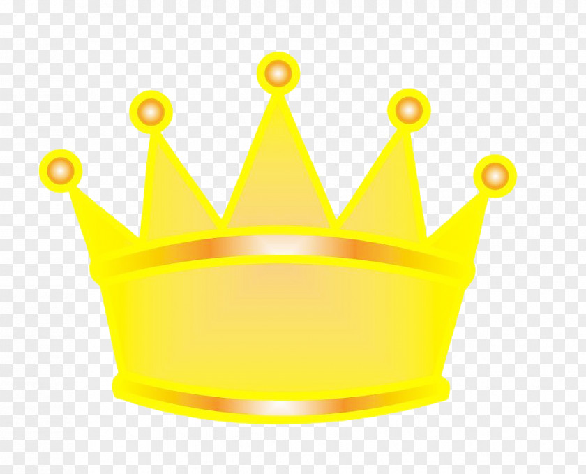 Yellow Crown Picture Material Download Icon PNG