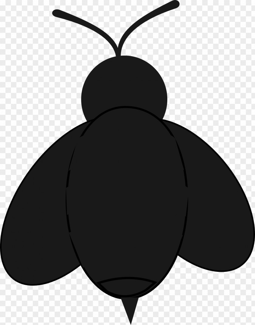 Bug Bee Drawing Silhouette Clip Art PNG