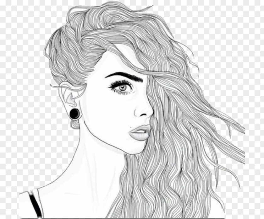 Drawing Black And White Art Sketch PNG