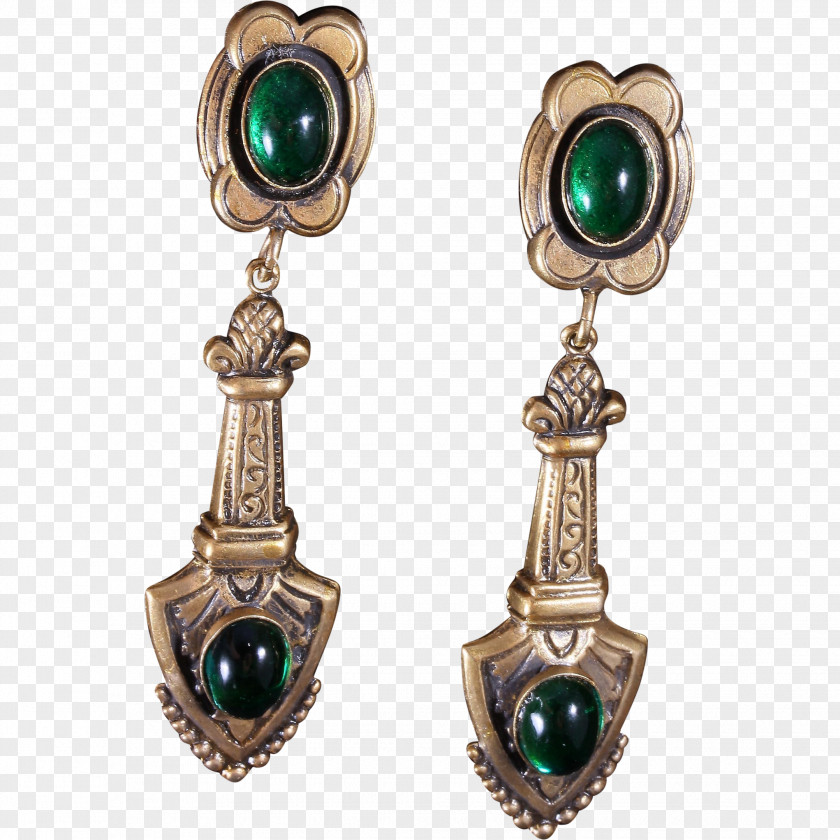 Emerald Turquoise Earring Body Jewellery PNG