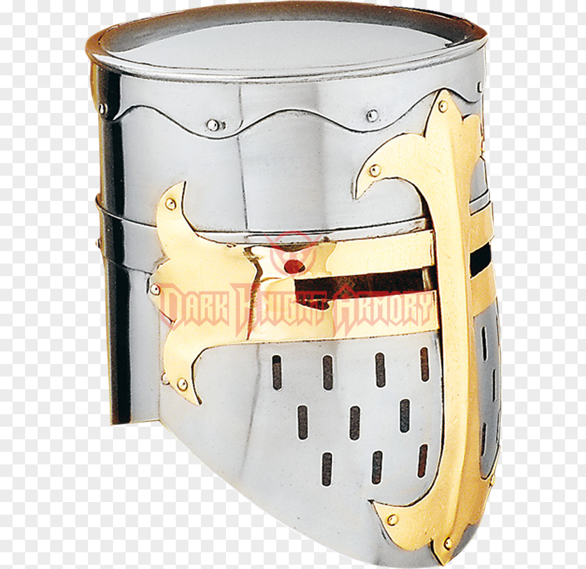 Knight Helmet Crusades Late Middle Ages Great Helm PNG