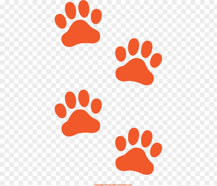Paw Print Cliparts Cat Tiger Dog Clip Art PNG