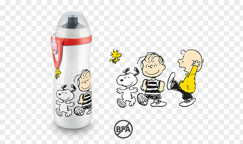 Peanuts Snoopy Charlie Brown Baby Bottles Cup PNG