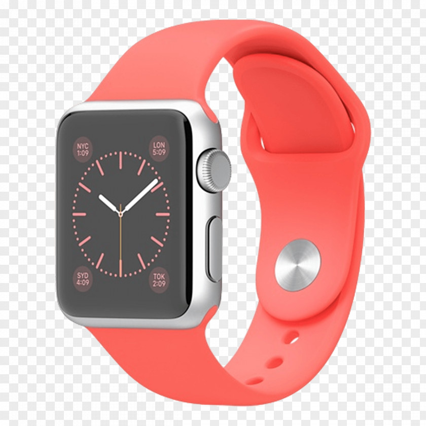 Pink Band Apple Watch Series 3 2 1 Sport PNG