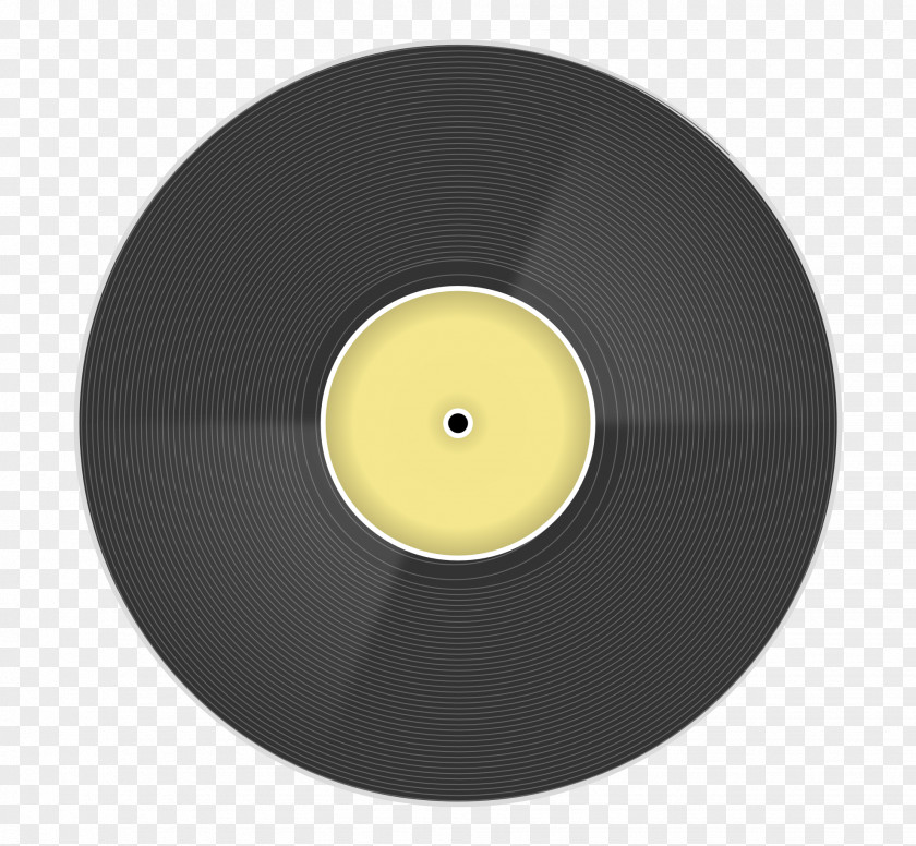 Vinyl Record Cliparts Circle Compact Disc Angle Yellow PNG