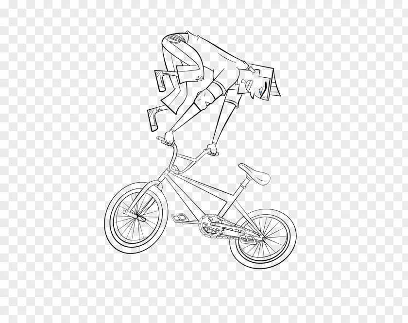 Bicycle Wheels Drivetrain Part Frames Sketch PNG