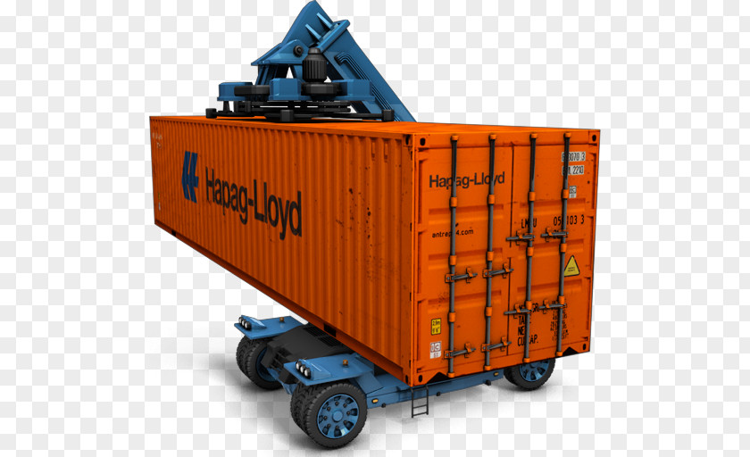 Container Intermodal Cargo Freight Transport PNG