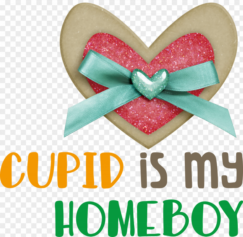 Cupid Is My Homeboy Valentine PNG