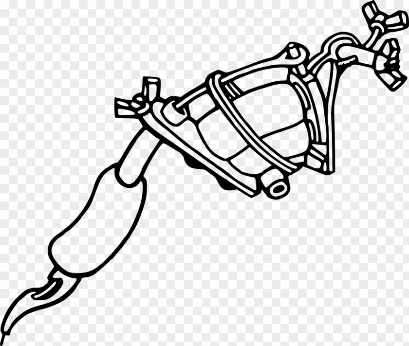 Machine Gun Tattoo Sleeve Drawing PNG