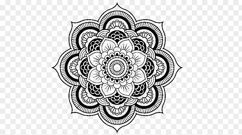 Mandala Coloring Book Hinduism Drawing Clip Art PNG