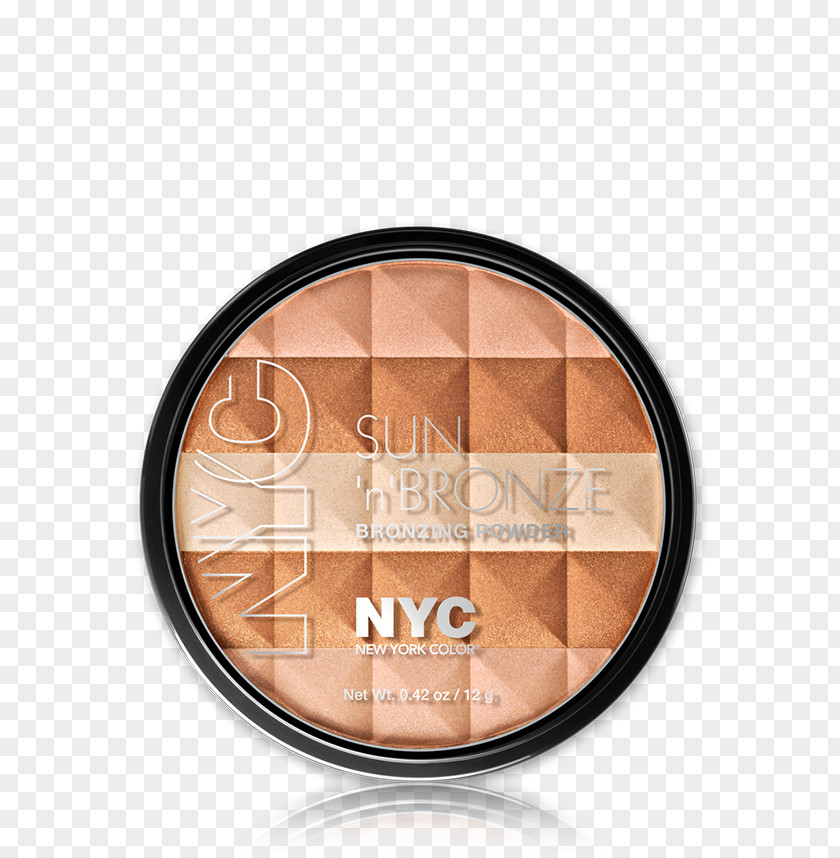 New York City NYC Sun N Bronze Bronzing Powder Cosmetics Color PNG