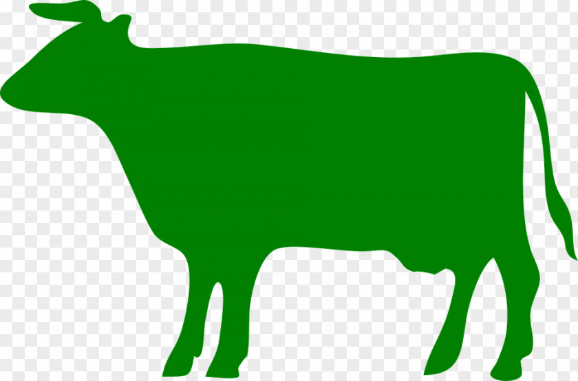 Silhouette Beef Cattle Dairy Clip Art PNG