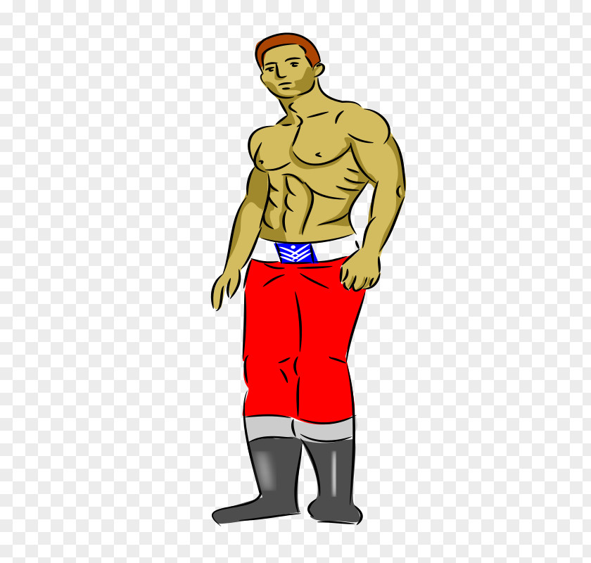 Bodybuilding Men Human Body Cartoon Clip Art PNG