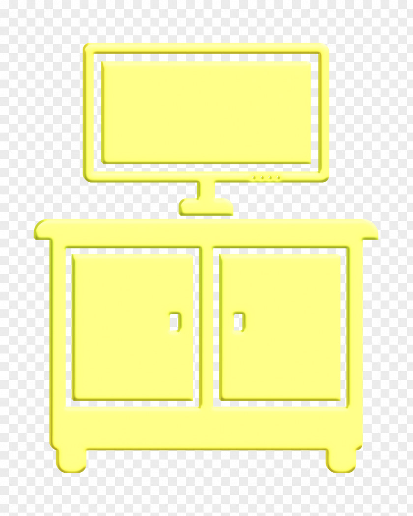 Computer Monitor Accessory Table Cupboard Icon Furniture Living Room PNG