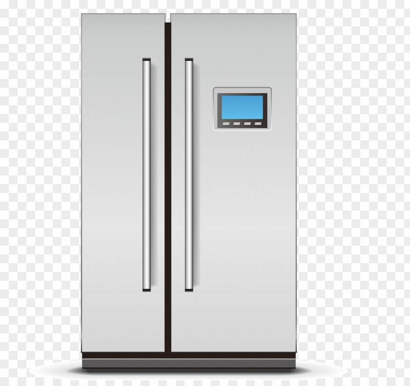 Double-door Refrigerator Vector Euclidean Icon PNG