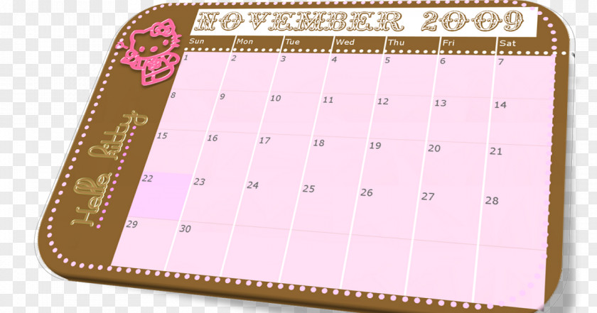 Hello-kitty Ribbon Pink M Material Rectangle Font PNG