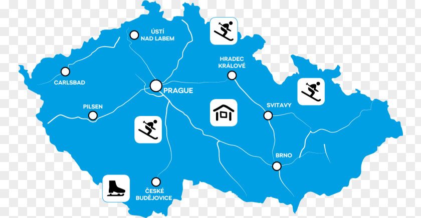 Map Czech Republic Royalty-free PNG