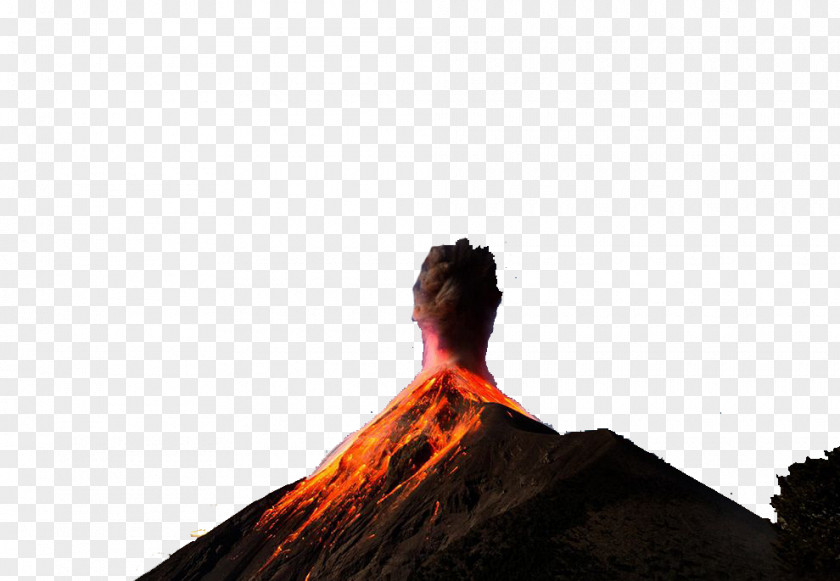 Volcano Eruption Magma Xc9ruption Volcanique PNG