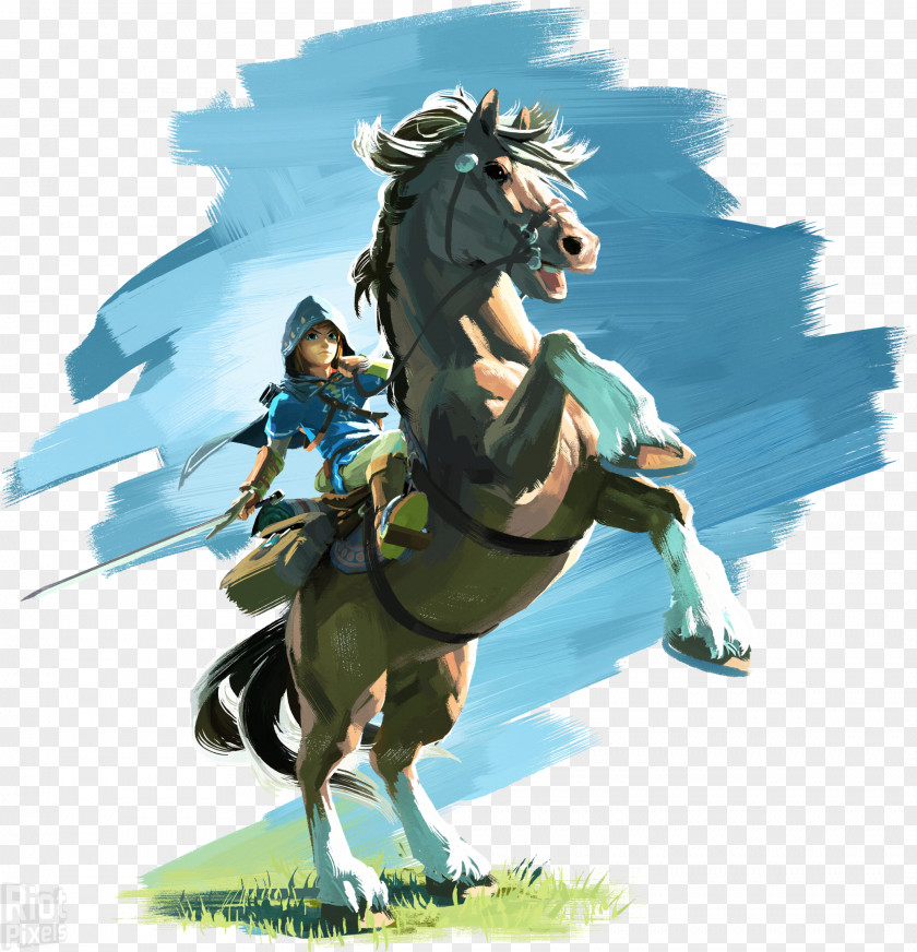 Watercolor Horse The Legend Of Zelda: Breath Wild Twilight Princess HD Ocarina Time Wii U PNG