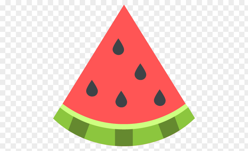 Watermelon Emoji Fruit Sticker PNG