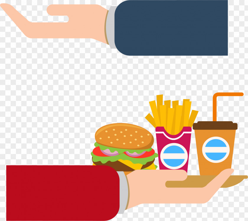 Barcode Take-out Fast Food Design Vector Graphics PNG