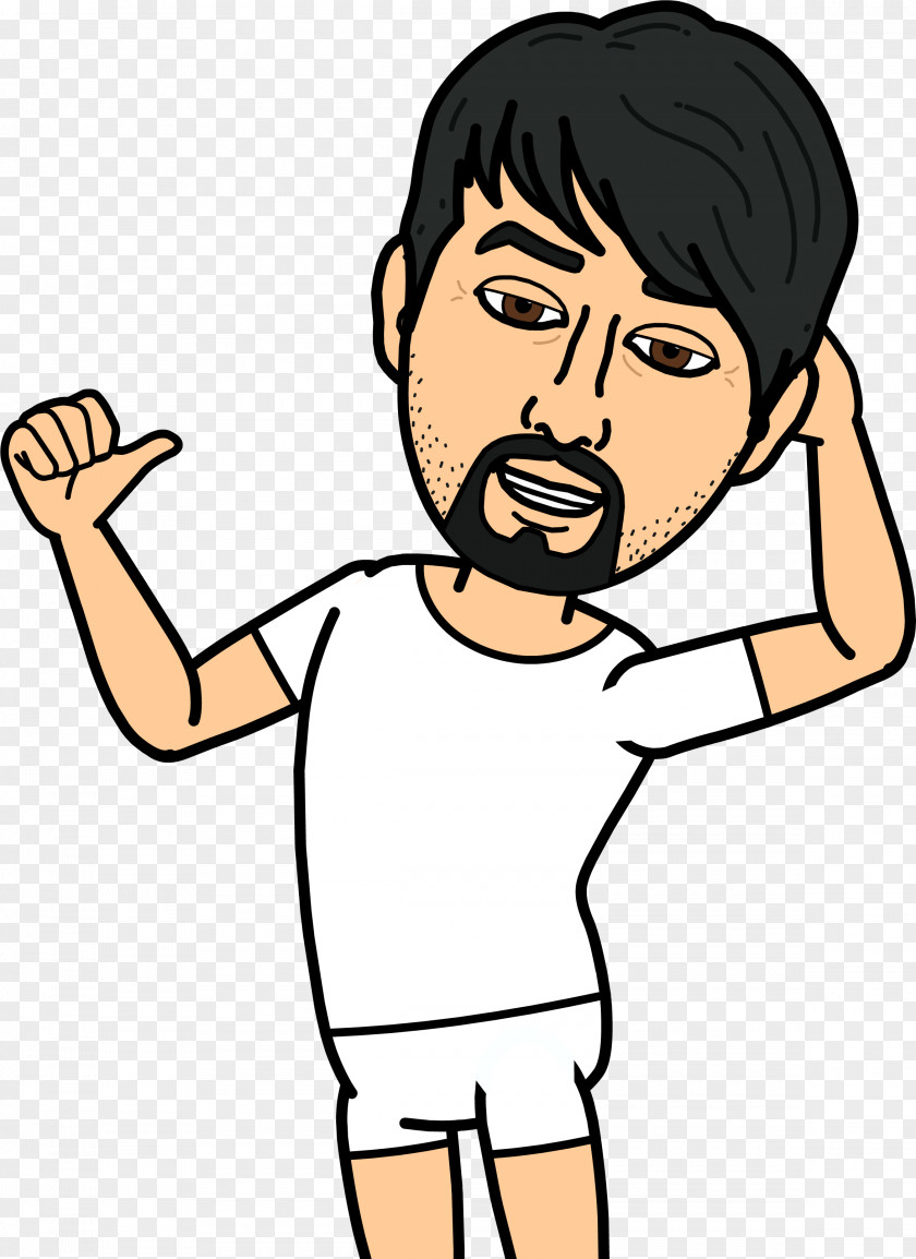 Bitmoji Thumb Facial Hair Human Behavior Homo Sapiens Laughter PNG