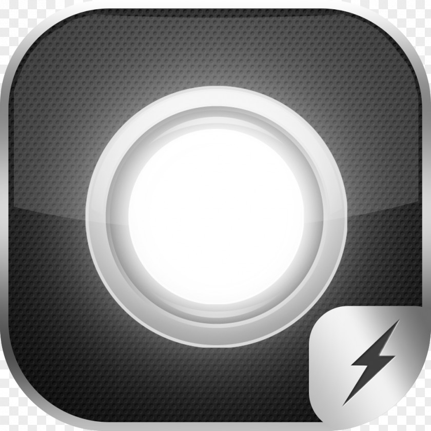 Flashlight Button Electronics Circle PNG