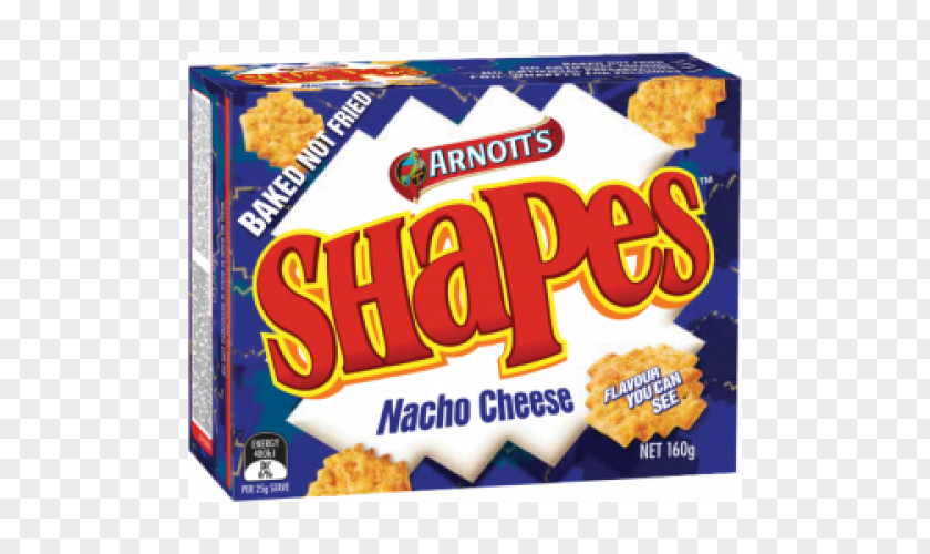 Fried Cheese Breakfast Cereal Nachos Flavor Arnott's Shapes PNG
