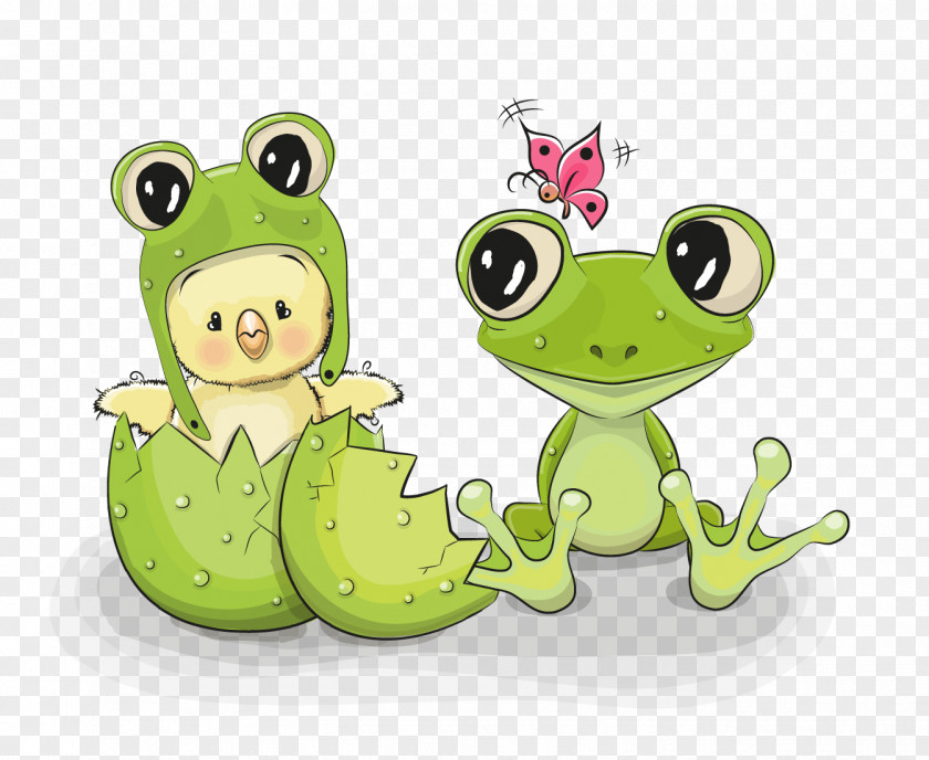 Frog Vector Material Cartoon Cuteness Illustration PNG