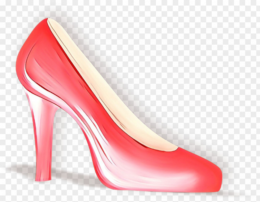 Pink Court Shoe Background PNG