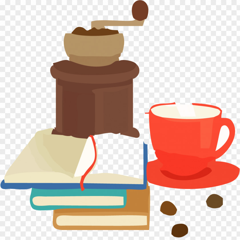 Books And Coffee Liqueur Cafe User Interface Design PNG