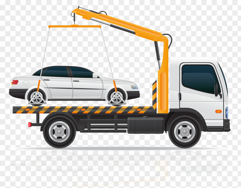 Car Tow Truck Towing Vehicle PNG