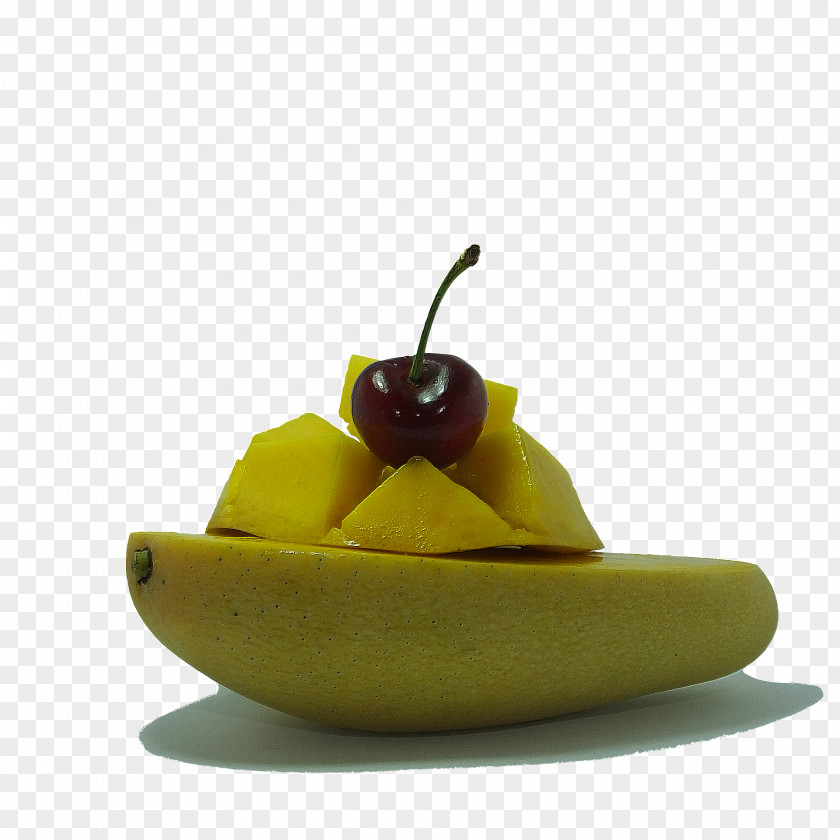 Chopped Mango Fruit Cherry PNG