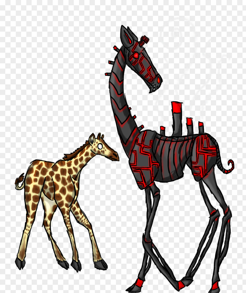 Giraffe Horse Graphics Neck Pack Animal PNG