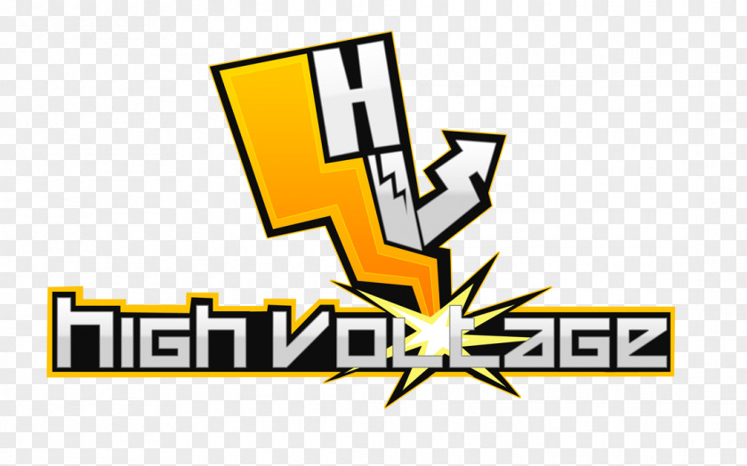 High Voltage Electric Potential Difference Logo Current PNG