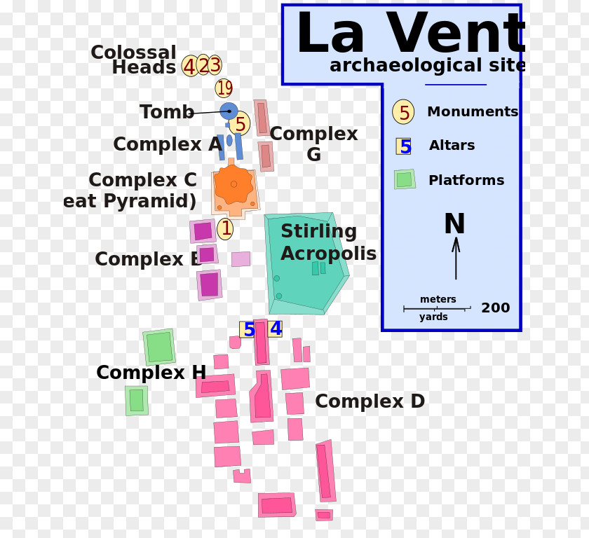 Site Map Parque Museo La Venta Olmec Colossal Heads Olmecs Archaeology PNG